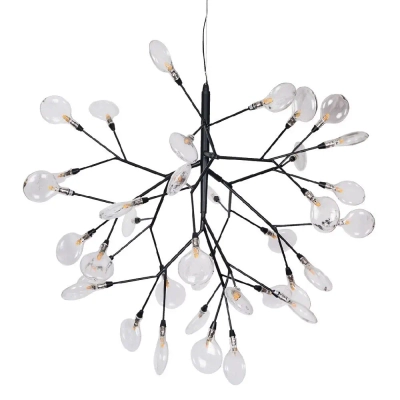 Светильник подвесной Crystal Lux EVITA SP36 BLACK/TRANSPARENT 1690/236