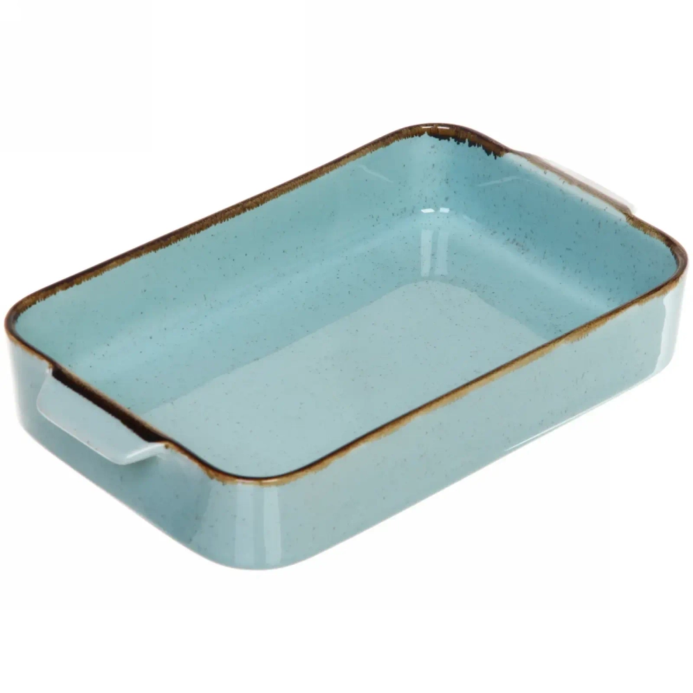 Форма для запекания керамическая «Tiffany Blue» 27*15*4,5см