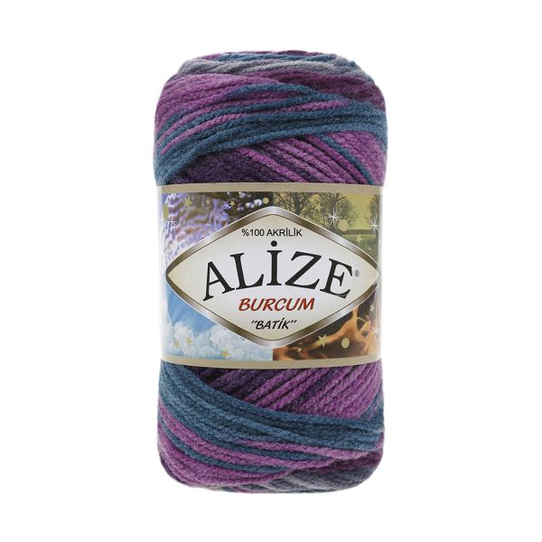 Пряжа Alize (Ализе) Burcum Batik / уп.5 мот. по 100 г, 210м, 3366 секционный A
