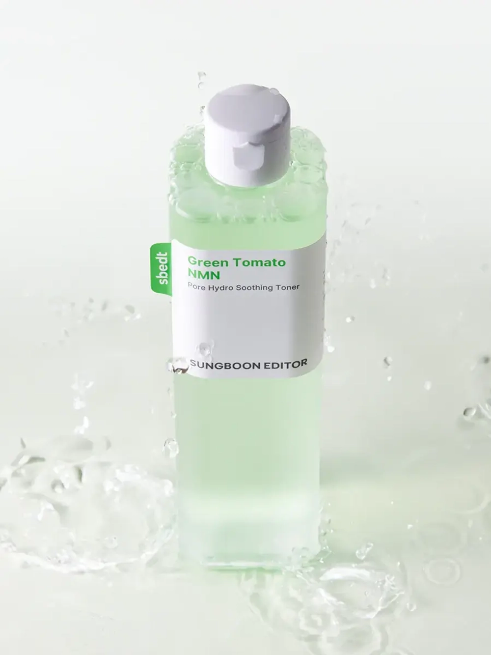 Sungboon Editor Ампульный тонер с экстрактом зелёного томата для сужения пор Green Tomato NMN Pore Hydro Soothing Toner 350 мл