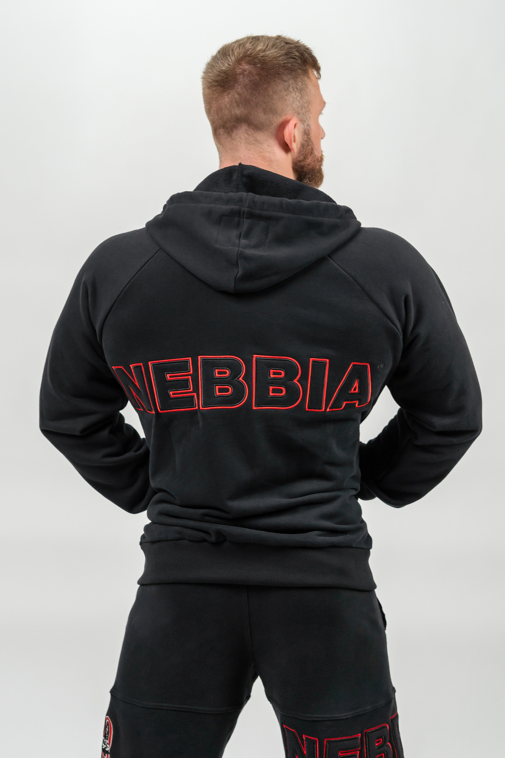 Толстовка на молнии LONG ZIP UP HOODIE BEYOND ORDINARY 707 Черная