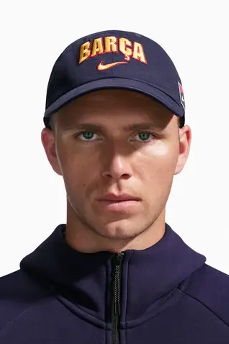 Кепка Nike FC Barcelona 26/27 Club Poly 6P - темно-синий