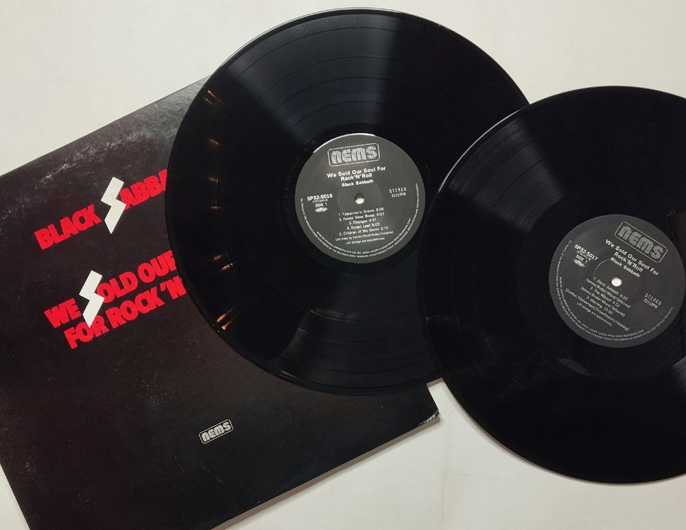 Винтажная виниловая пластинка LP Black Sabbath We Sold Our Soul For Rock N Roll (Japan 1980) (No Obi)
