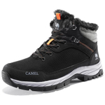 CAMEL Slip Resistant, Abrasion Resistant, Waterproof High top Outdoor Shoes Men"s Fleece Lined