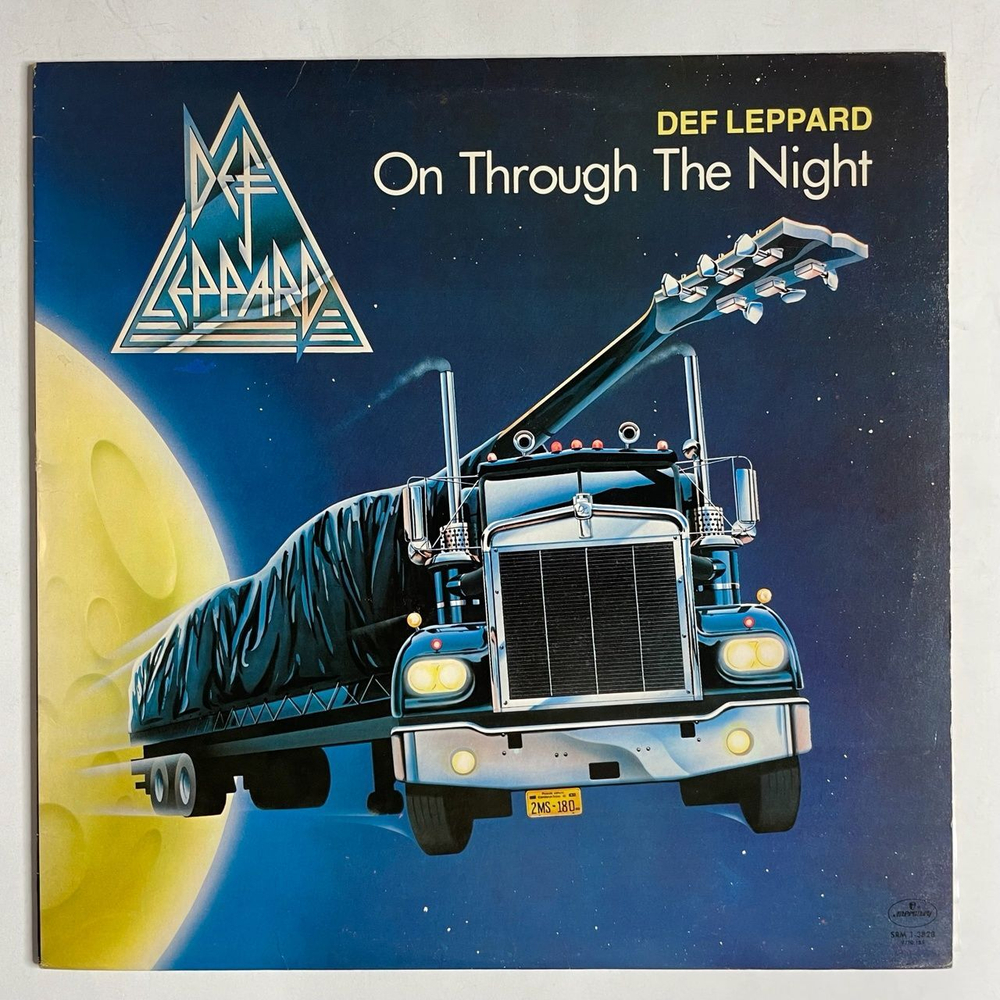 Винтажная виниловая пластинка LP Def Leppard On Through The Night (USA 1980)