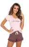 Be Happy 1/2 pyjamas Powder Pink