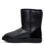 Ugg Mens Classic Short Metallic Black