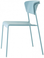 Стул пластиковый Scab Design Lisa Technopolymer, голубой