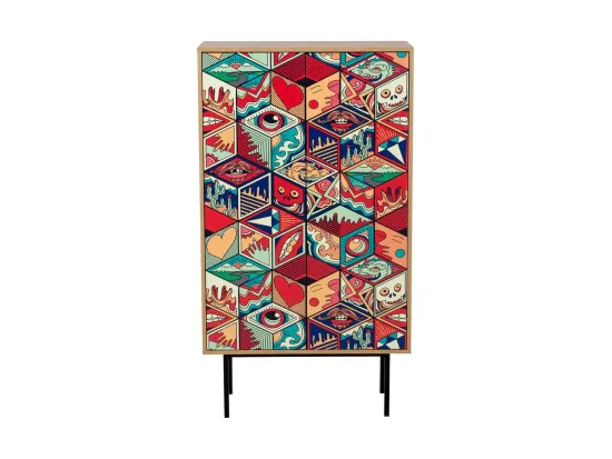 Шкаф 2-дверный Boho Color 595620