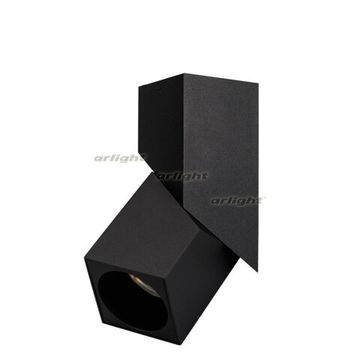 Накладной светильник 12W 3000K 026771(1)черный SP-TWIST-SURFACE-S60x60-12W Warm3000 Arlight