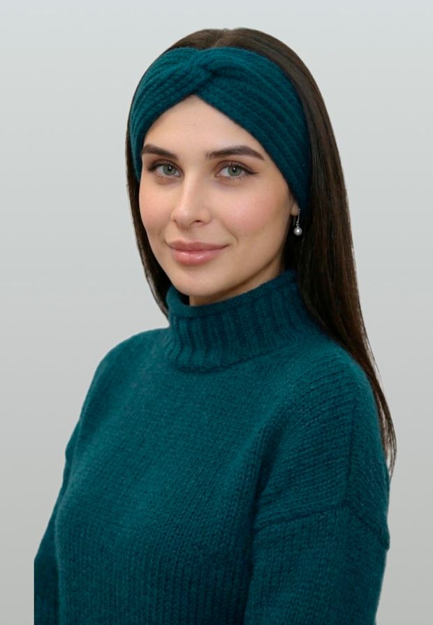 Повязка ПВ528-22 изумруд