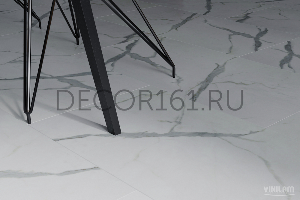 Виниловый ламинат VINILAM 87999 Греческий Мрамор Glue