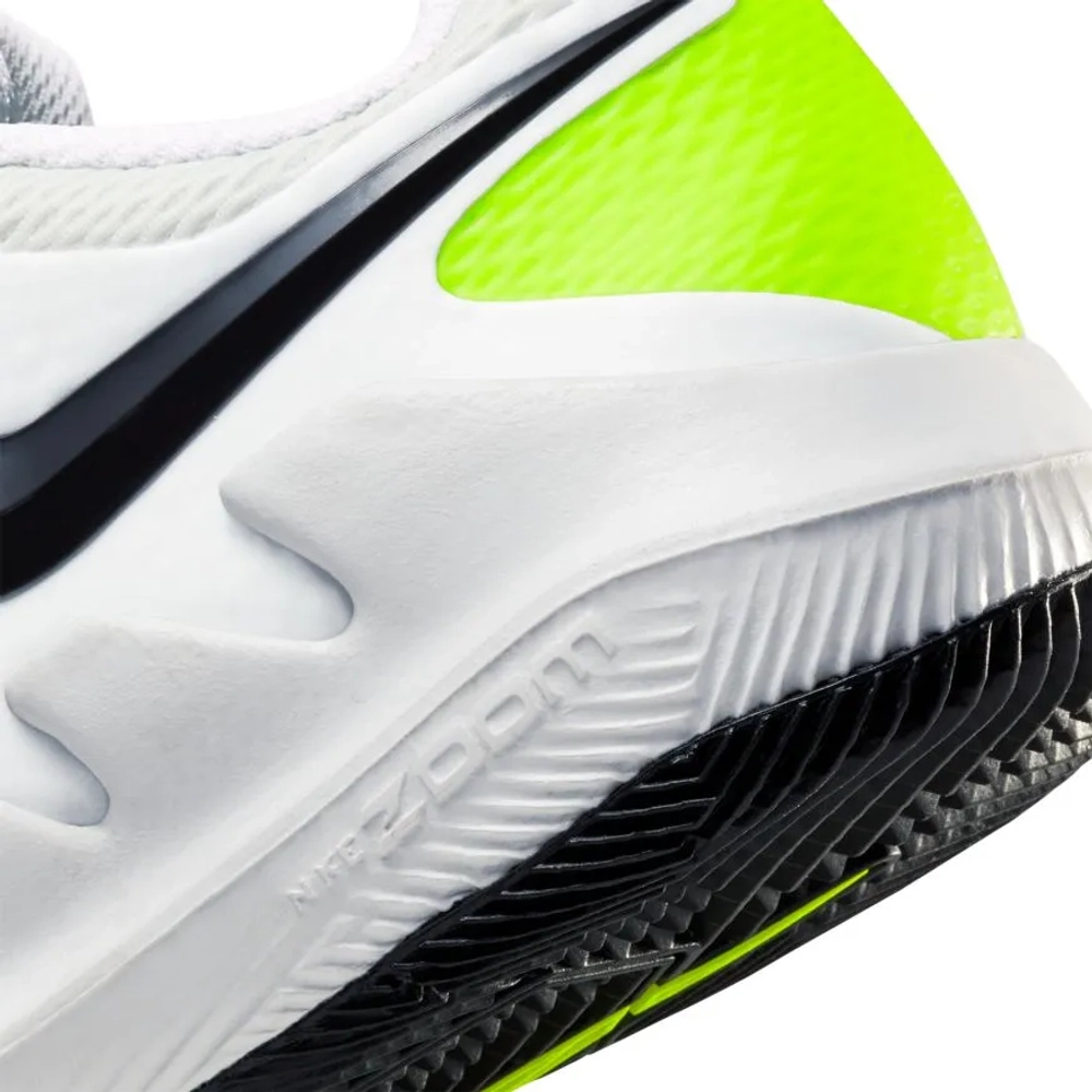 Детские теннисные кроссовки Nike JR Vapor X - white/black/volt