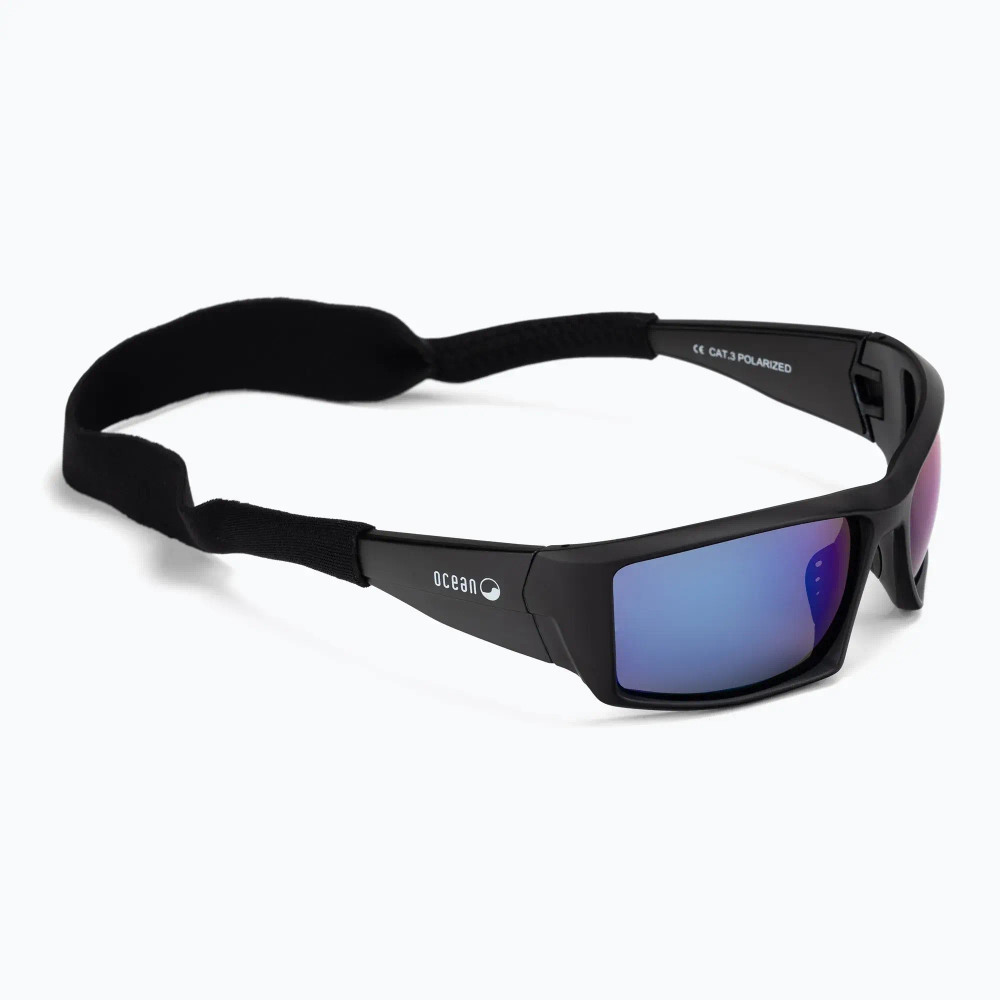 Спортивные очки OCEAN Aruba Matt Black / Revo Blue Polarized lenses