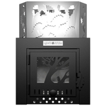 Печь банная "DUBOK-12" INOX 3 мм с закрытой каменкой