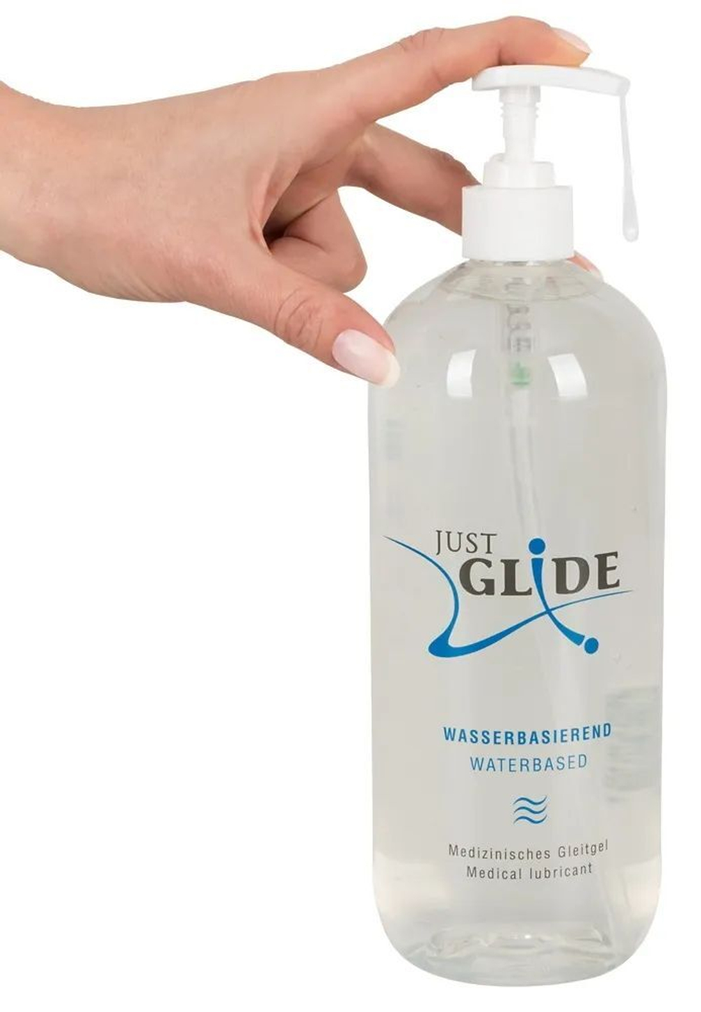 Гель-смазка на водной основе Just Glide Waterbased - 1000 мл.