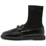 BATA Stretch & Sock Boots Women"s Green/Black/Brown