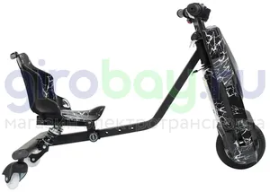 Электро Дрифт-карт IKINGI Drift Cart P2 250W (36V/4.4Ah) - Чёрная молния фото №6
