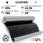 Пленка солнцезащитная зеркальная ILLUSION LUXFIL, (рулон)