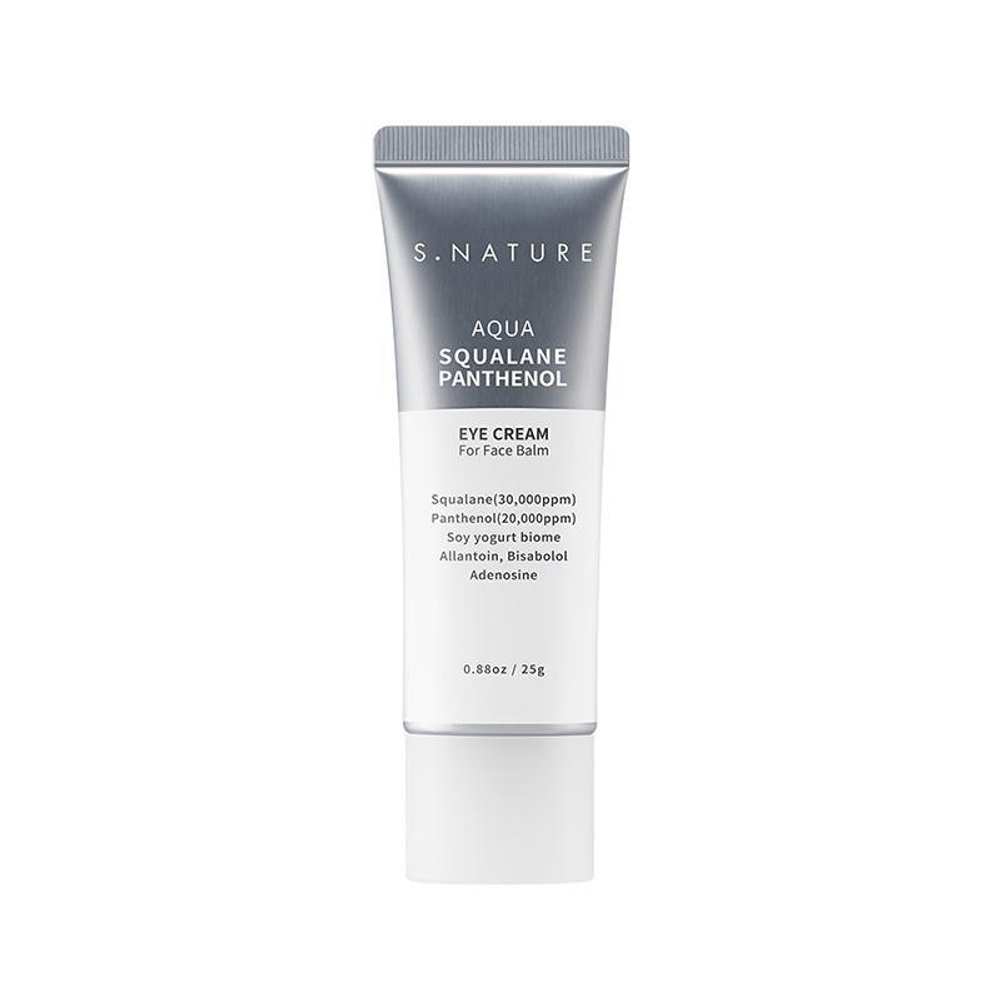 S.NATURE Aqua Squalane Panthenol Eye Cream For Face Крем для глаз со скваланом и пантенолом