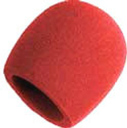 SHURE A58WS-RED поролоновая ветрозащита для микрофонов PG48/58, SM48/58, Beta58A, 565SD (красная)