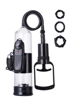 Поршневая помпа с вибрацией Vacuum Pump TOYFA A-TOYS (Цвет: прозрачный с черным)