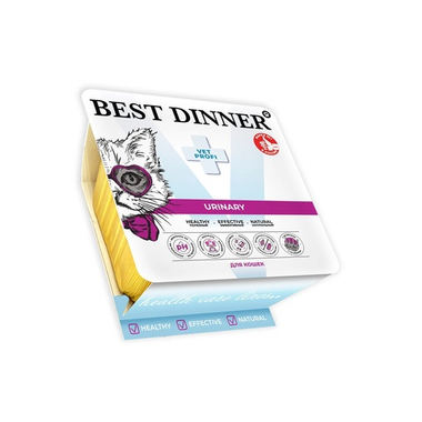 Best Dinner Vet Profi Urinary Ягненок паштет ламистер для кошек 100 г
