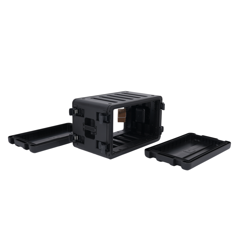 Ударопрочный пластиковый Рэковый кейс 6 юнитов KZCASE@RACK6U30