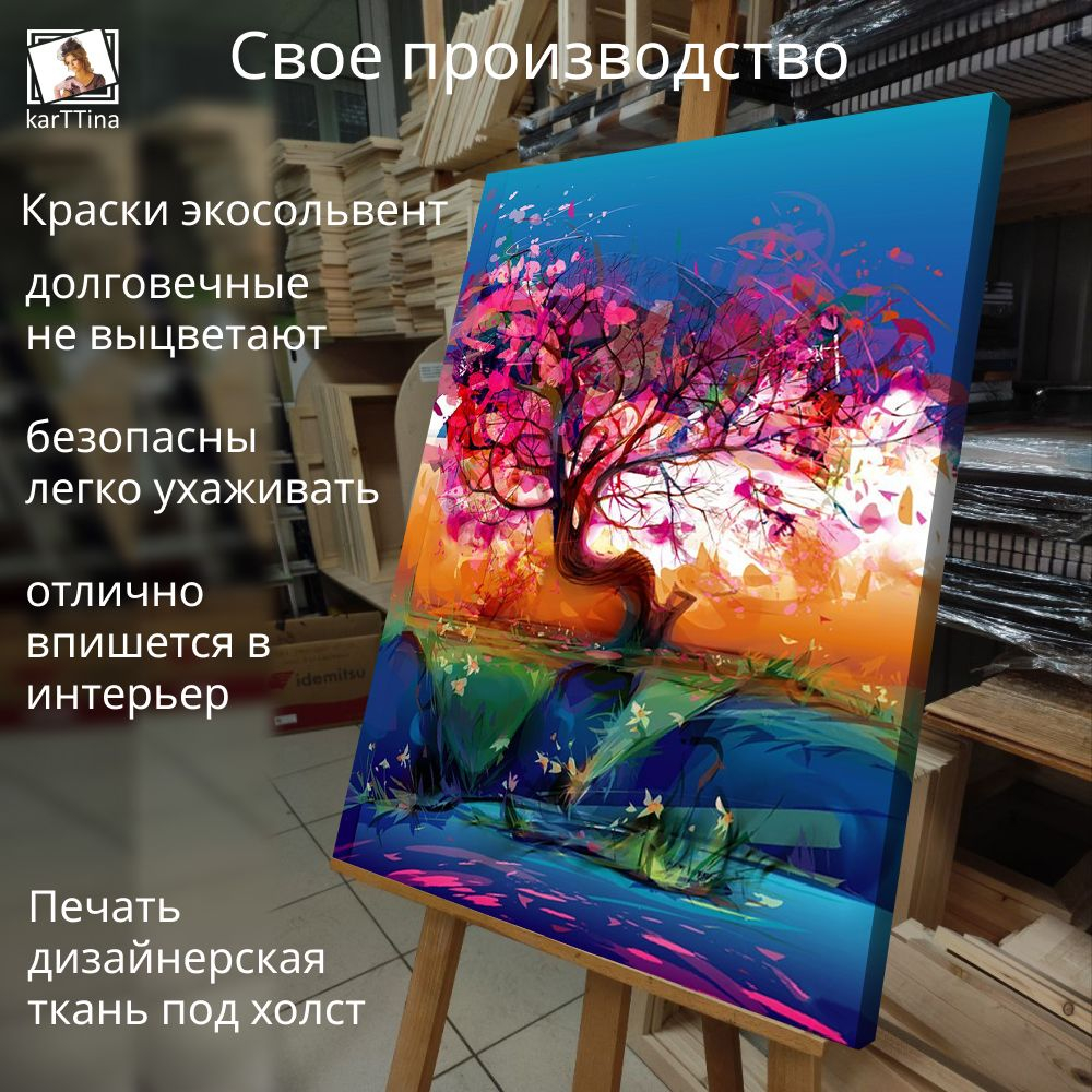 Картина интерьерная karTTina "Сознание", 50х70см 1шт.