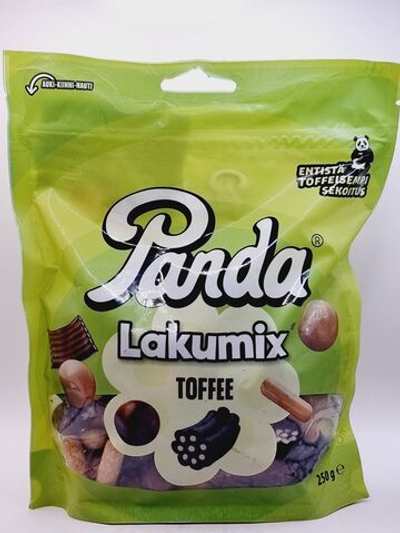 Panda Lakumix Toffee лакриничные конфеты c ирисом 250 г (из Финляндии)