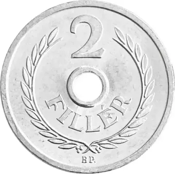 2 филлера 1972 Венгрия