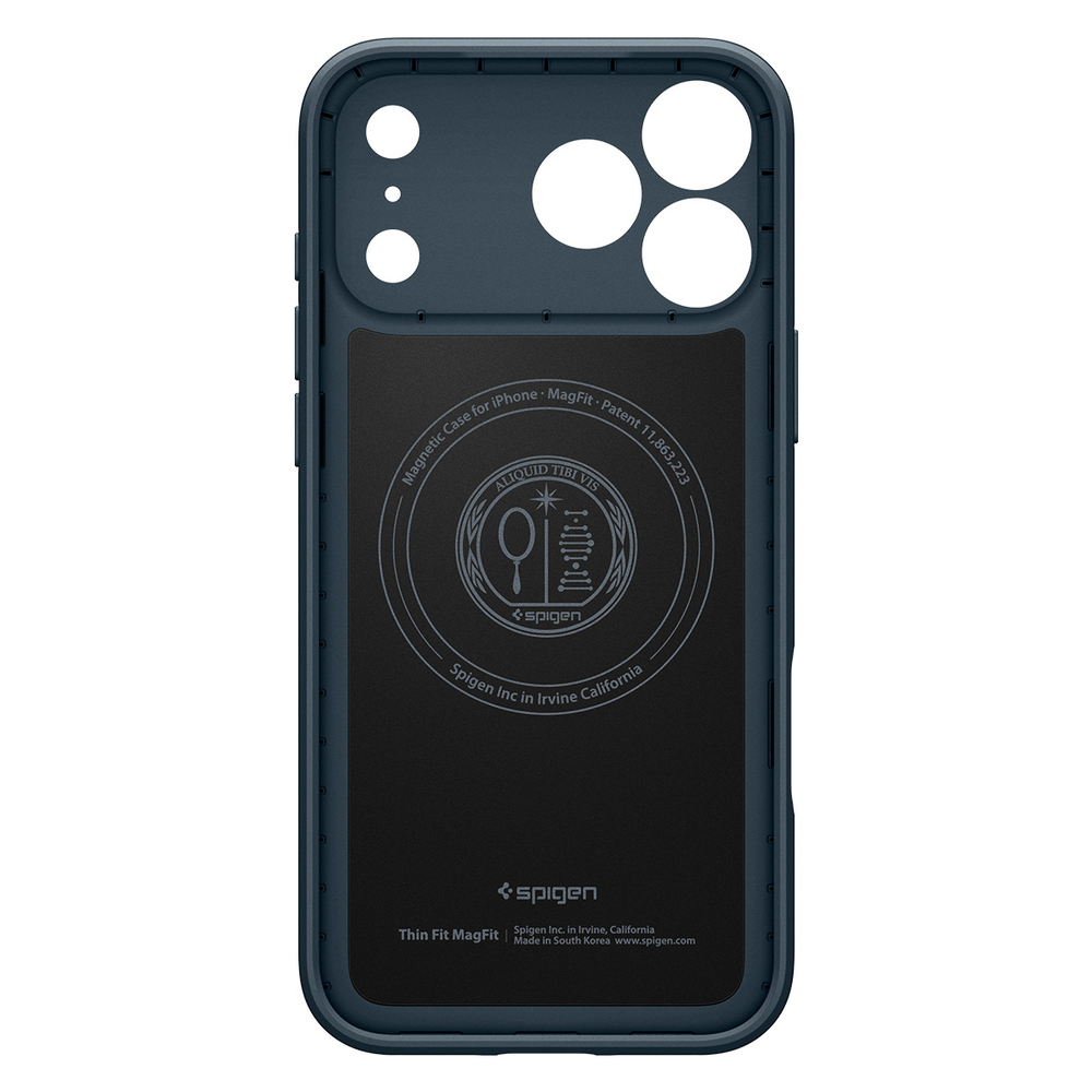 Чехол Spigen Thin Fit Mag MagSafe для iPhone 17 Pro Max Metal Slate