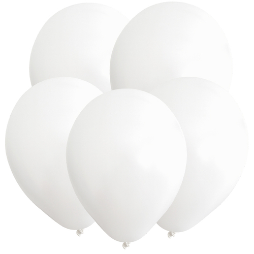 Шар 5" Белый пастель/ White ВС