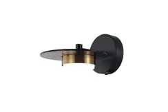 Бра NewRgy 15779STB/1 BK+ANB, 15 Вт, бронзовое и чёрное