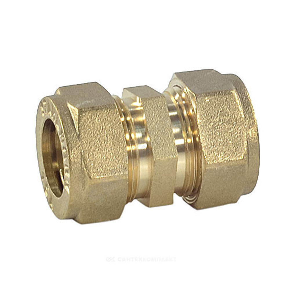Муфта латунь 15A обжим STAHLMANN SSWL15/150BEF
