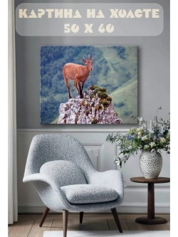 Картина на стену 40 X 50 Горный козел