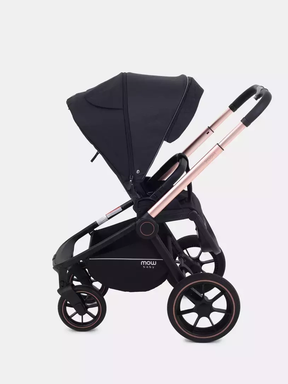 Коляска детская MOWBaby "ZOOM"PU (3в1) RA087 Gold Black