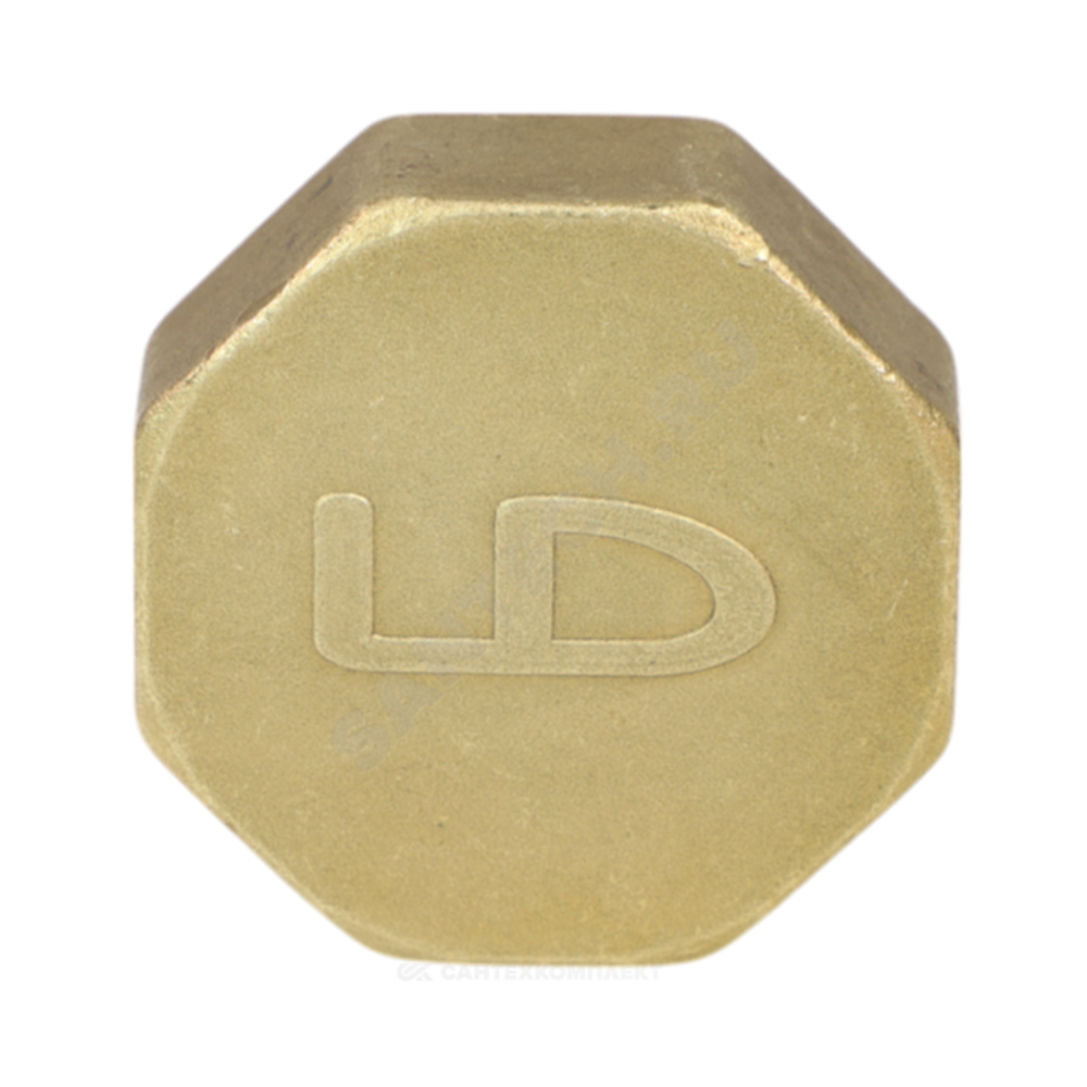 Заглушка латунь Ду 20 (3/4") ВР LD LD.65.504.20
