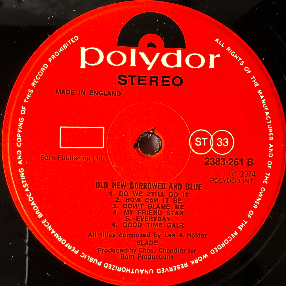 Slade - Old New Borrowed And Blue (Англия 1974г.)