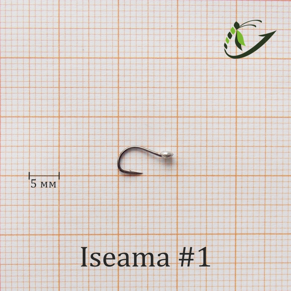 Крючок Iseama с напайкой (50 шт)