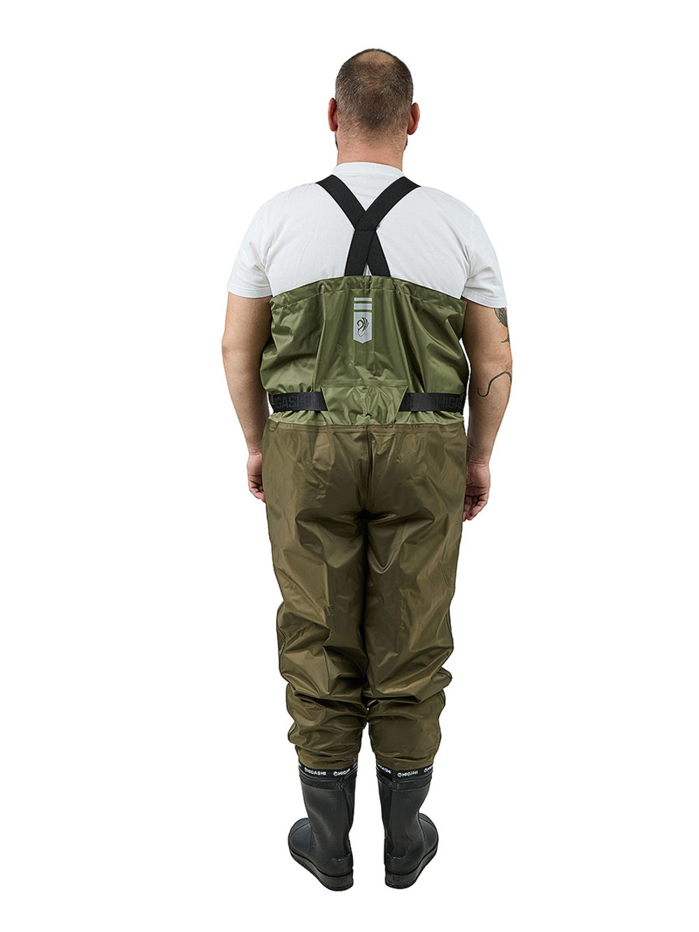 Вейдерсы забродники для рыбалки HIGASHI River pvc w/felt boot (войлочная подошва) XXL