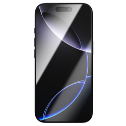 Защитное стекло на экран для смартфона iPhone 16 Pro Max, тонкие черные рамками, G-Rhino
