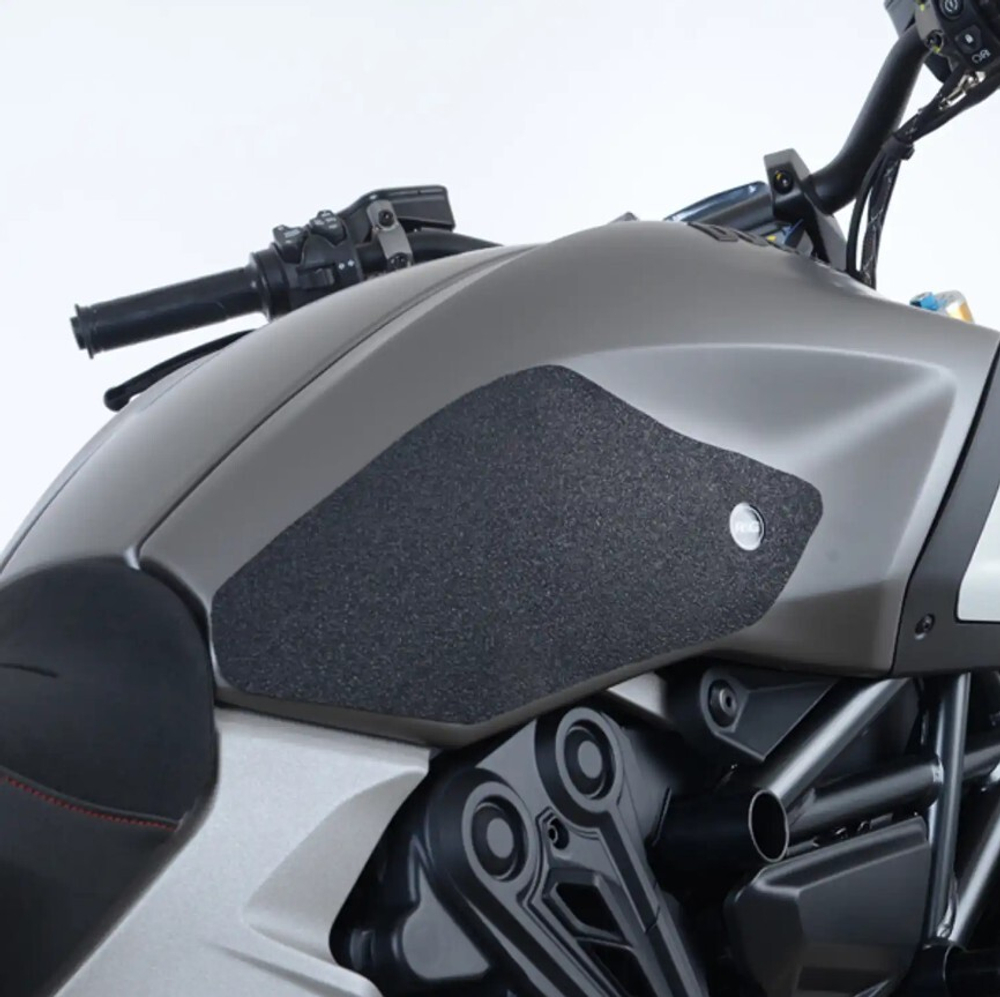 R&G Противоскользящие наклейки на бак мотоцикла Ducati Diavel 1260 S (2019 +) EZRG225BL