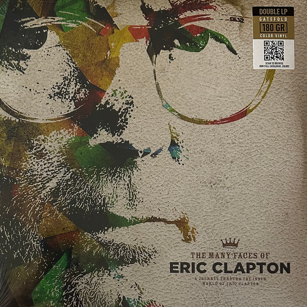 Сборник The Many Faces Of Eric Clapton 2LP (Франция 2023г.) Orange
