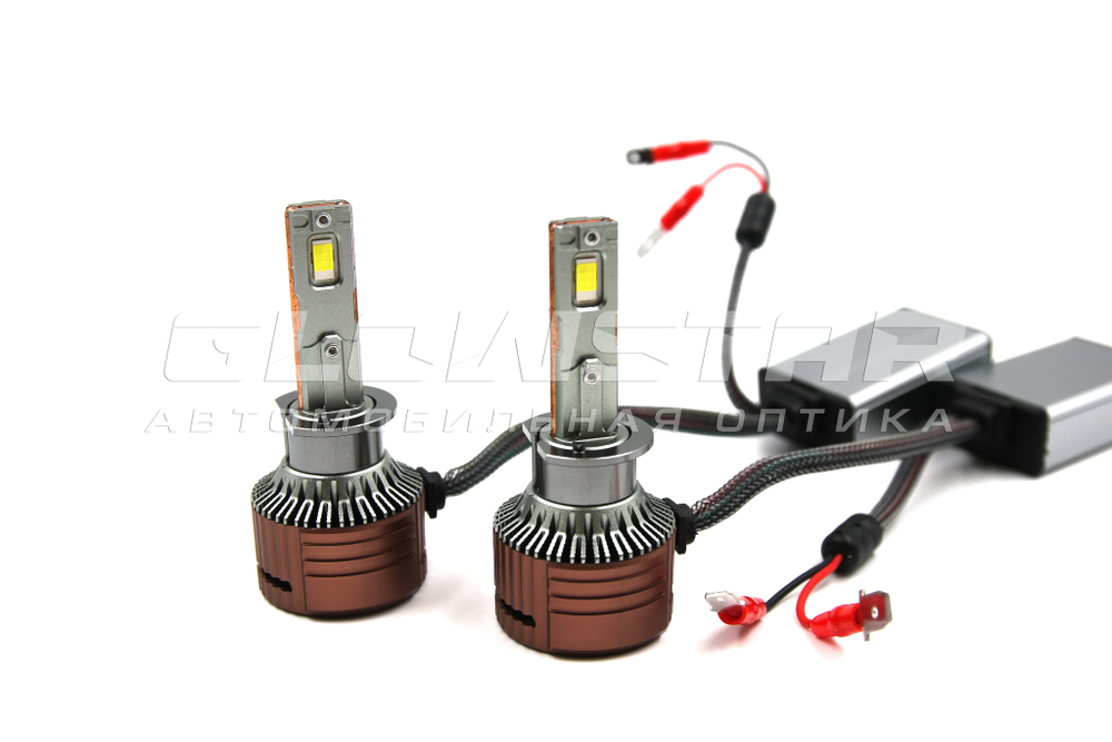 Aozoom P12 H1 с вентилятором 12V 65W 6000Lm (комплект, 2шт)