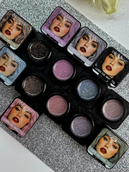 Гель для наращивания ENIGMANIC LUREX GEL 03 15g.