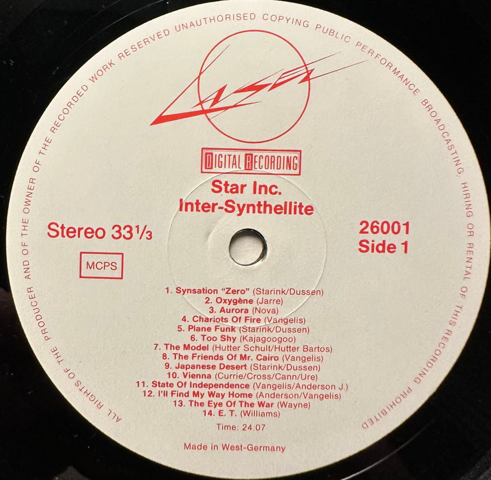 Star Inc. - Magic Fly 2 LP (40 Synthesizer Hits By Star Inc.) Германия