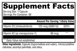 K2-D3 5000 60 Capsules