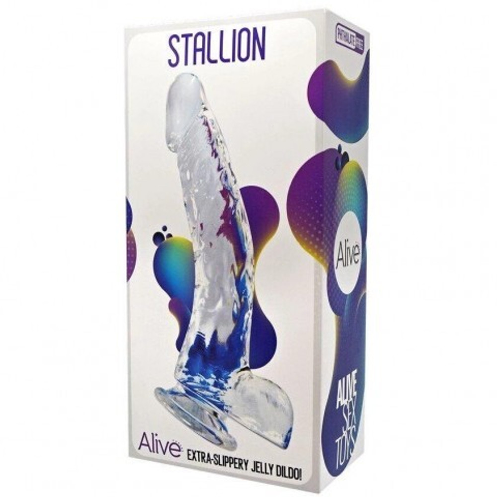 Фаллоимитатор Alive Stallion (22×3,5 см) прозрачный