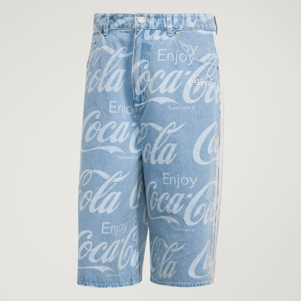 ADIDAS X COCA-COLA Джинсовые шорты, индиго